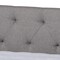 Baxton Studio Haylie Light Grey Full Size Daybed with Roll-Out Trundle Bed 158-9674 - alternate 4